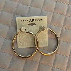 Anne Klein gold Hoop earrings